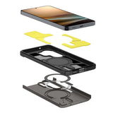 Husa pentru Samsung Galaxy S26 Ultra, Spigen Tough Armor MagSafe (ACS10685), cenusiu