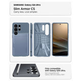 Husa pentru Samsung Galaxy S26 Ultra, Spigen Slim Armor CS (ACS11225), albastru