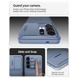 Husa pentru Samsung Galaxy S26 Ultra, Spigen Optik Armor (ACS11226), albastru