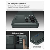 Husa pentru Samsung Galaxy S26 Ultra, Spigen Optik Armor (ACS10688), verde