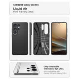Husa pentru Samsung Galaxy S26 Ultra, Spigen Liquid Air (ACS10670), negru