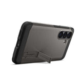 Husa pentru Samsung Galaxy S26, Spigen Tough Armor MagSafe (ACS10739), cenusiu