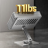 UGREEN Laptop Holder LP592 (90849), reglabil, 360 Rotation, Aluminum, Ergonomic Design, Up to 17.3, Argintiu