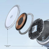 Incarcator wireless UGREEN W713 (65300), 2in1, Qi2, pentru iPhone, AirPods, Incarcare rapida, 25W, albastru