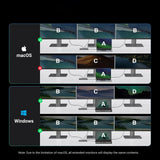 Hub USB UGREEN CM681 (15978), USB-C to 2x HDMI, 4x USB, DP, RJ45, SD/TF, 3.5mm Jack, DC, PD100W, 10Gbps, gri