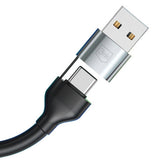 Cablu 3mk de date Hyper N-Series 6in1, USB-C/USB Male, USB-C Female to USB-C, Lightning, Micro, 18W, 9V/2A, 1.2m, negru