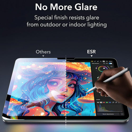 Folie de protectie pentru iPad 10 (2022) 10.9, ESR Armorite Paper-Feel UltraFit Tray (2 pack)