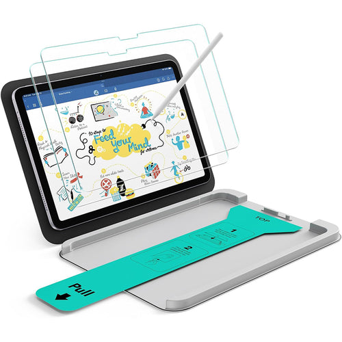 Folie de protectie pentru iPad Air 11 (2024), ESR Paper-Feel UltraFit Tray (2 pack)