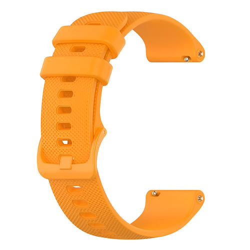 Curea pentru Withings ScanWatch 38mm, Techsuit Watchband 18mm (W006), portocaliu