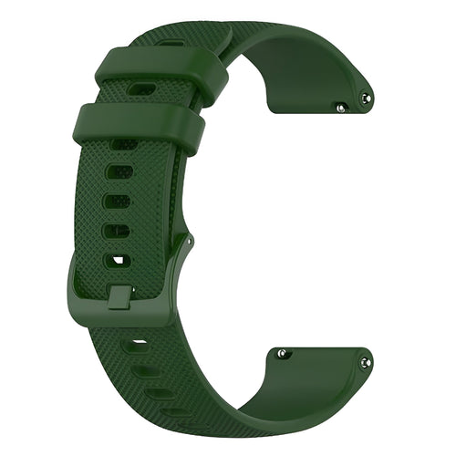 Curea pentru Garmin vivoactive 3, Techsuit Watchband 20mm (W006), verde