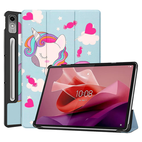 Husa tableta pentru Lenovo Tab P12, Techsuit FoldPro, Unicorn