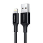 Cablu UGREEN de date (80823), USB to Lightning MFi, 2.4A, 2m, negru