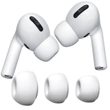Husa casti pentru AirPods Pro 3, Techsuit Pack Replacement Ear Tips Airvibe Et2 Premium Silicone Xs S L Sizes, alb