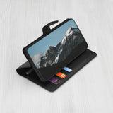Husă pentru Oppo Reno16, Techsuit Leather Folio, Neagră