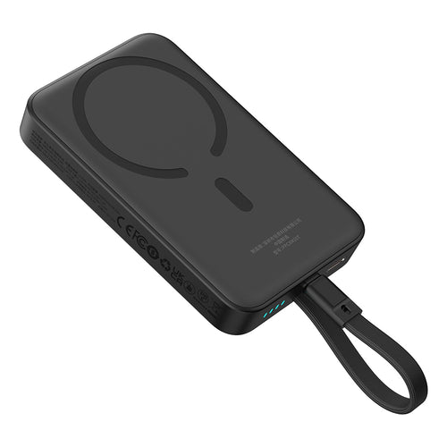 Baterie Externa Baseus Magnetic Mini (P1002210B113-00), MagSafe, 2x USB-C, Lightning, 30W, Incarcare Rapida, 10000mAh