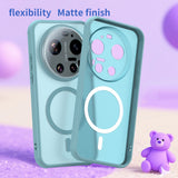 Husa pentru Xiaomi 17 Ultra, Techsuit HaloFrost II MagSafe, verde menta