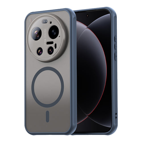 Husa pentru Xiaomi 17 Ultra, Techsuit HaloFrost II MagSafe, bleumarin