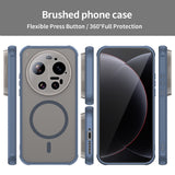 Husa pentru Xiaomi 17 Ultra, Techsuit HaloFrost II MagSafe, bleumarin