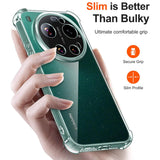Husa pentru Xiaomi 17 Ultra, Techsuit Shockproof Clear Silicone MagSafe, transparenta