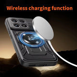 Husa pentru Xiaomi 17, Techsuit RuggedCam, albastru