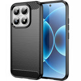 Husa pentru Xiaomi 17, Techsuit Carbon Silicone, albastru