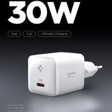 Incarcator retea Spigen Essential EE301EU (ACH09492), Type-C, Incarcare rapida, Quantum Boost, 30W, alb