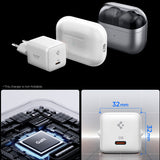 Incarcator retea Spigen Essential EE301EU (ACH09492), Type-C, Incarcare rapida, Quantum Boost, 30W, alb