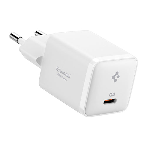 Incarcator retea Spigen Essential EE301EU (ACH09492), Type-C, Incarcare rapida, Quantum Boost, 30W, alb