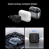 Incarcator retea Spigen Essential EE301EU (ACH09493), Type-C, Incarcare rapida, Quantum Boost, 30W, negru