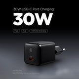 Incarcator retea Spigen Essential EE301EU (ACH09493), Type-C, Incarcare rapida, Quantum Boost, 30W, negru