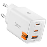 Incarcator retea Spigen Essential EE473EU (ACH09464), USB, 2x Type-C, Incarcare rapida, Quantum Boost, 47W, alb