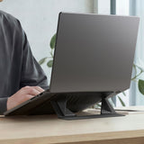 Spigen Slim Fold Laptop Stand LD201-S6 (AMP11115), pliabil, Slim, Stable, Anti-Slip, Negru