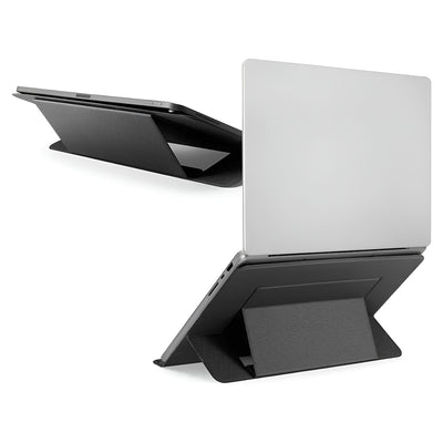 Spigen Slim Fold Laptop Holder LD201-S7 (AMP11116), pliabil, Slim, Stable, Anti-Slip, Non Adhesive, Up to 14, Negru