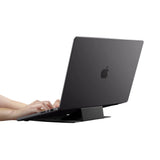 Spigen Slim Fold Laptop Stand LD201-S8 (AMP11117), pliabil, Slim, Stable, Anti-Slip, Non Adhesive, Up to 16, Negru