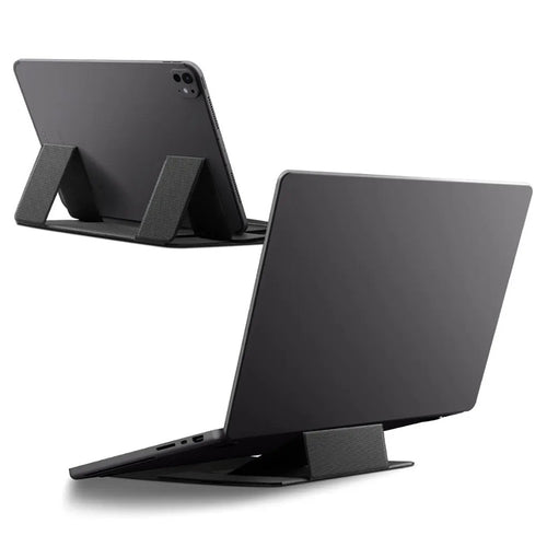 Spigen Slim Fold Laptop Stand LD201-S8 (AMP11117), pliabil, Slim, Stable, Anti-Slip, Non Adhesive, Up to 16, Negru