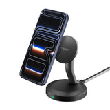 Incarcator wireless Spigen Incarcator Wireless Essential EF151MS (ACH10441), MagSafe, Fast Charge, 15W, negru
