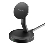 Incarcator wireless Spigen Incarcator Wireless Essential EF151MS (ACH10441), MagSafe, Fast Charge, 15W, negru