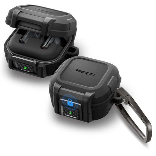 Husa pentru Samsung Galaxy Buds 4 / Buds 4 Pro, Spigen, negru