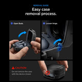 Husa pentru Samsung Galaxy Buds 4 / Buds 4 Pro, Spigen, negru