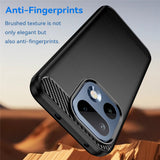 Husa pentru Realme 16 Pro, Techsuit Carbon Silicone, negru
