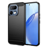 Husa pentru Realme 16 Pro, Techsuit Carbon Silicone, negru
