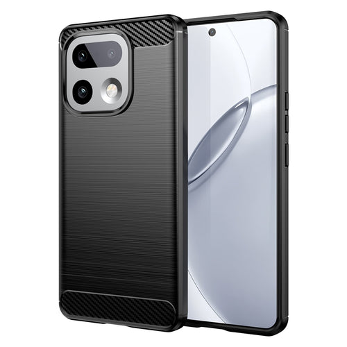Husa pentru Realme 16 Pro+, Techsuit Carbon Silicone, negru