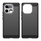 Husa pentru Realme 16 Pro+, Techsuit Carbon Silicone, negru