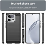 Husa pentru Realme 16 Pro+, Techsuit Carbon Silicone, negru