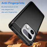 Husa pentru Realme 16 Pro+, Techsuit Carbon Silicone, negru