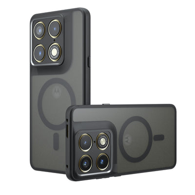 Husa pentru Motorola Signature, Techsuit PureFrost MagSafe, negru frost