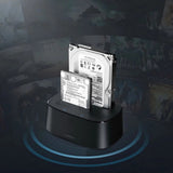UGREEN Hard Drive Enclosure Dual-Bay CM198 (50857), SATA III, USB3.0, 6Gbps, Up to 24TB, Negru