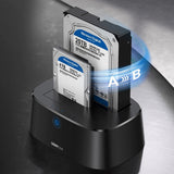 UGREEN Hard Drive Enclosure Dual-Bay CM198 (50857), SATA III, USB3.0, 6Gbps, Up to 24TB, Negru