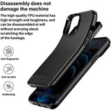 Husa pentru OPPO A6x 4G, Techsuit Carbon Silicone, albastru