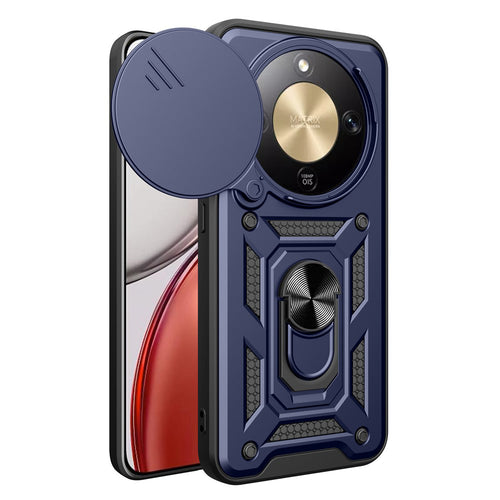 Husa pentru Honor Magic8 Lite, Techsuit CamShield Series, albastru